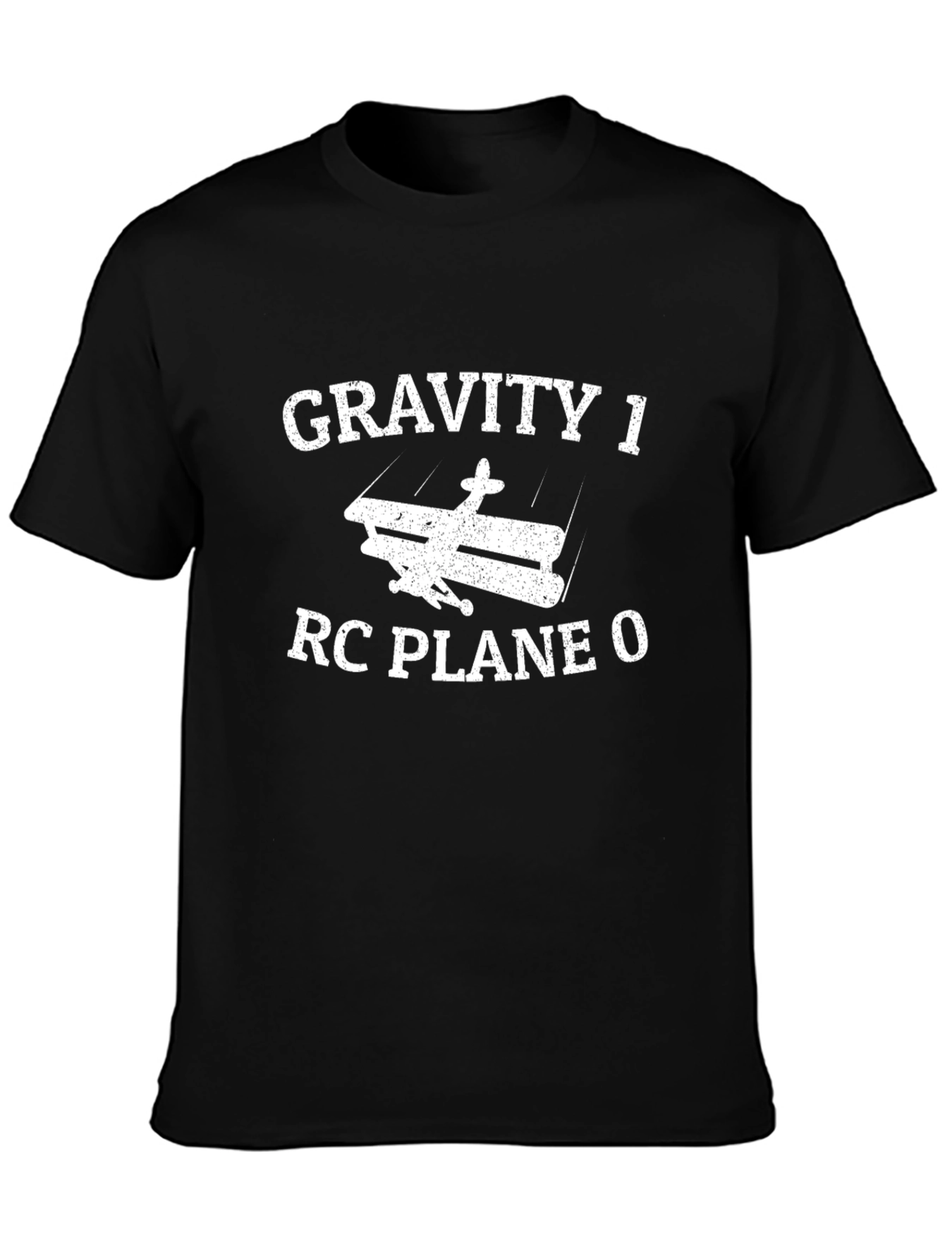 Gravity 1 RC Plane 0 Black T-Shirt