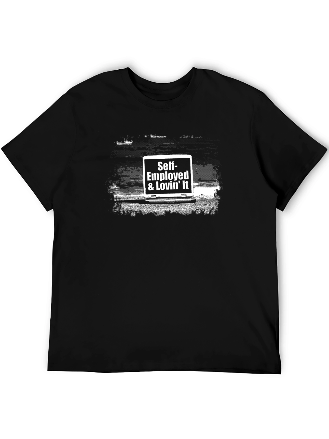 Self-Employed & Lovin It Graphic Tee - Black