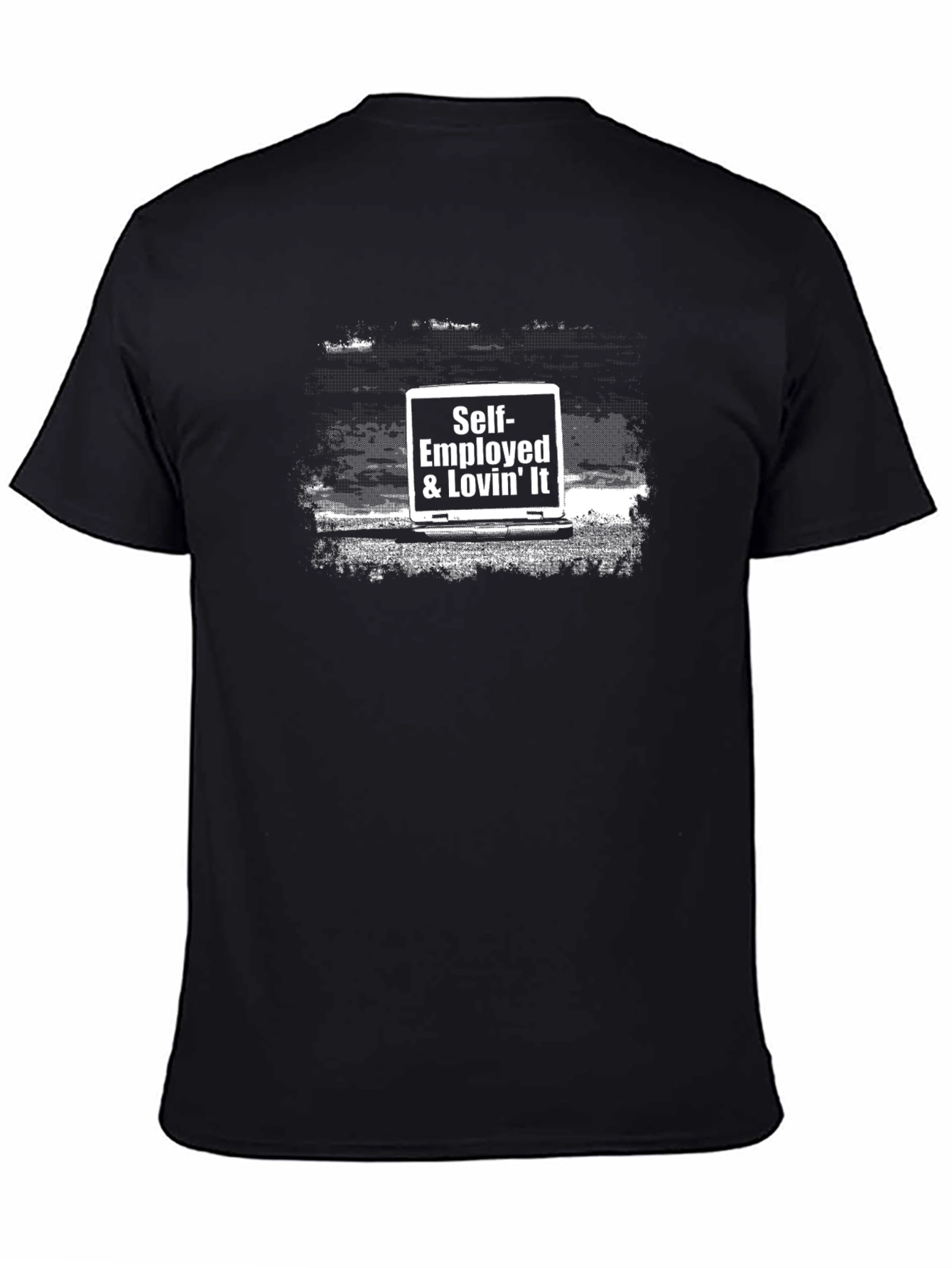 Self-Employed & Lovin It Graphic Tee - Black
