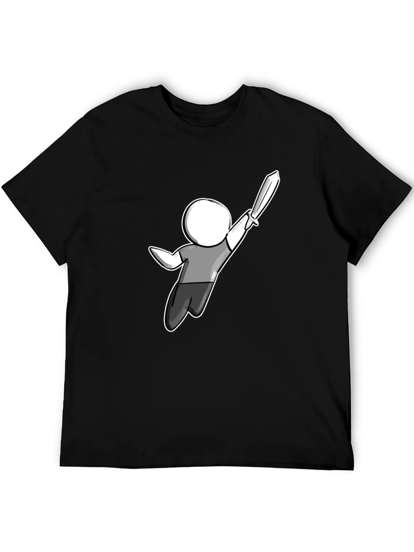 Graphic Tee - Stick Figure Sword