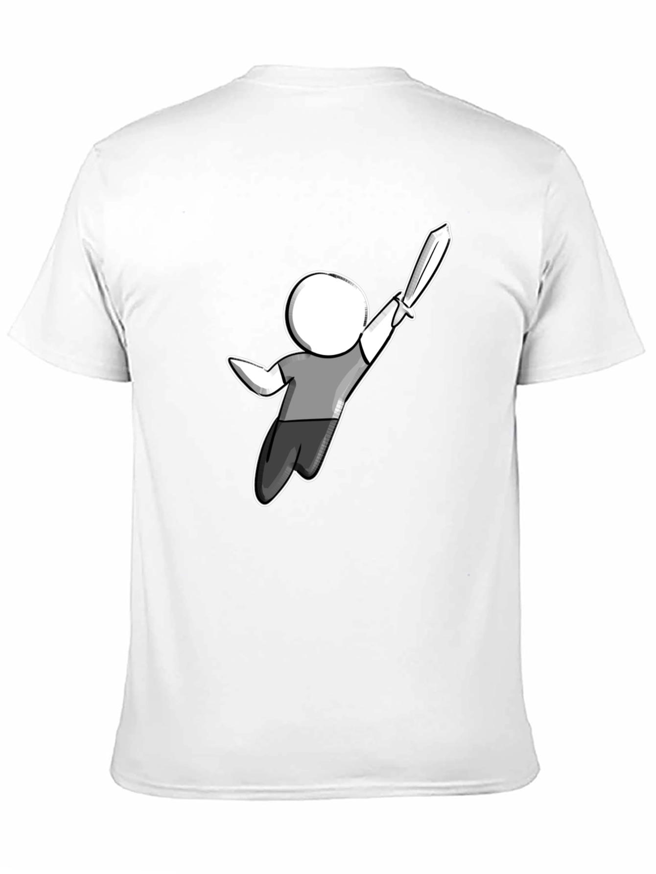 Graphic Tee - Stick Figure Sword