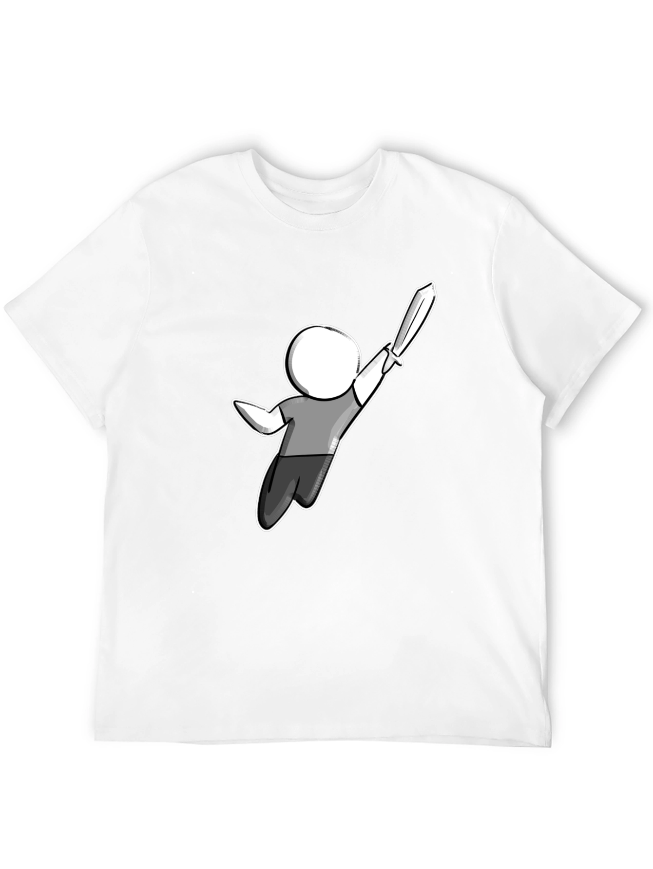 Graphic Tee - Stick Figure Sword