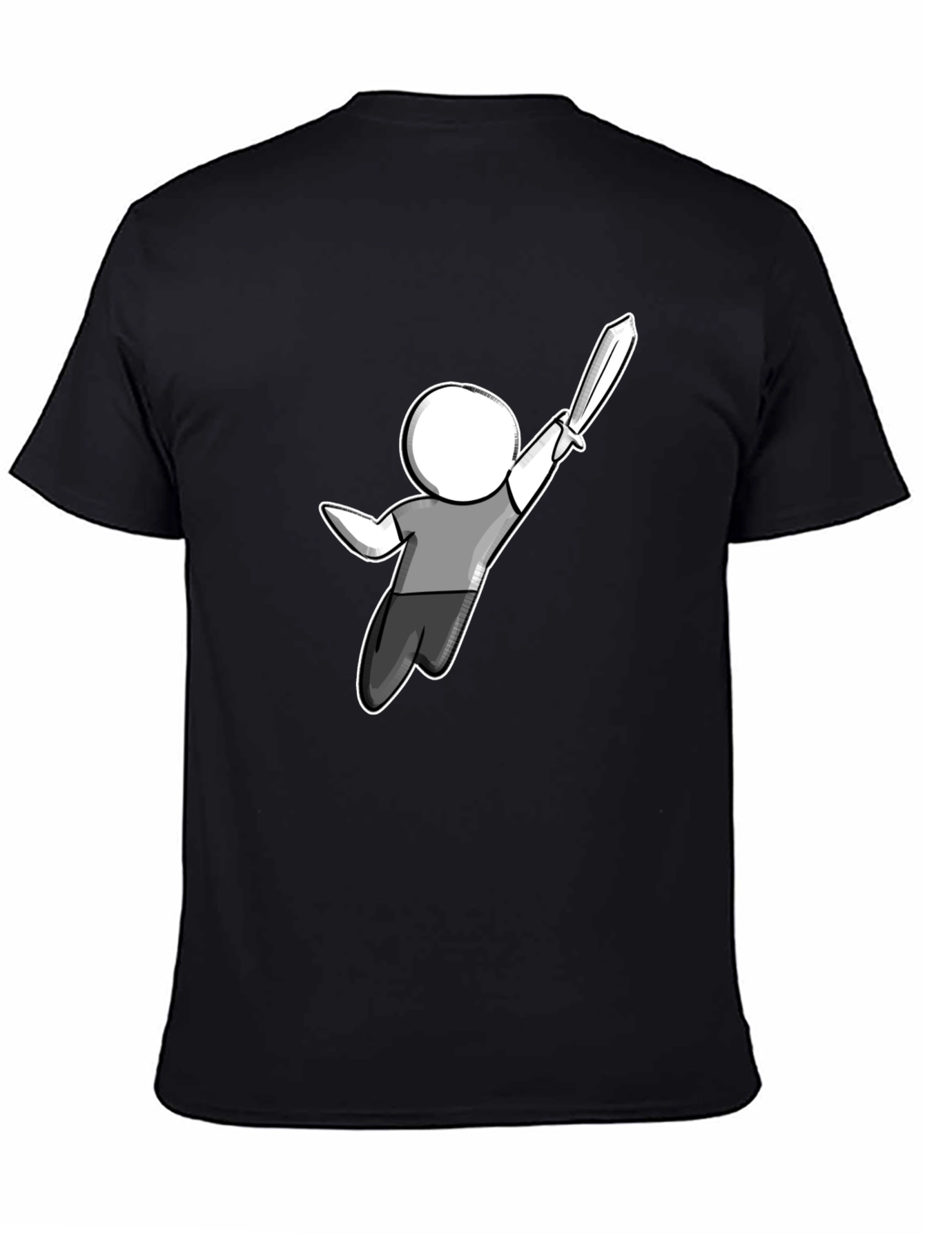 Graphic Tee - Stick Figure Sword