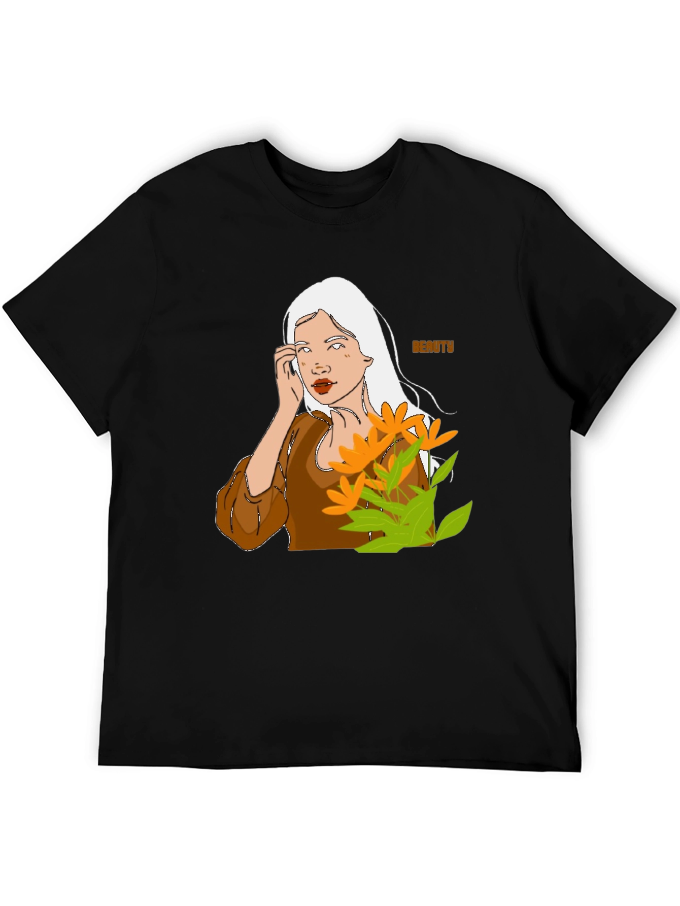 Beauty Portrait Graphic T-Shirt