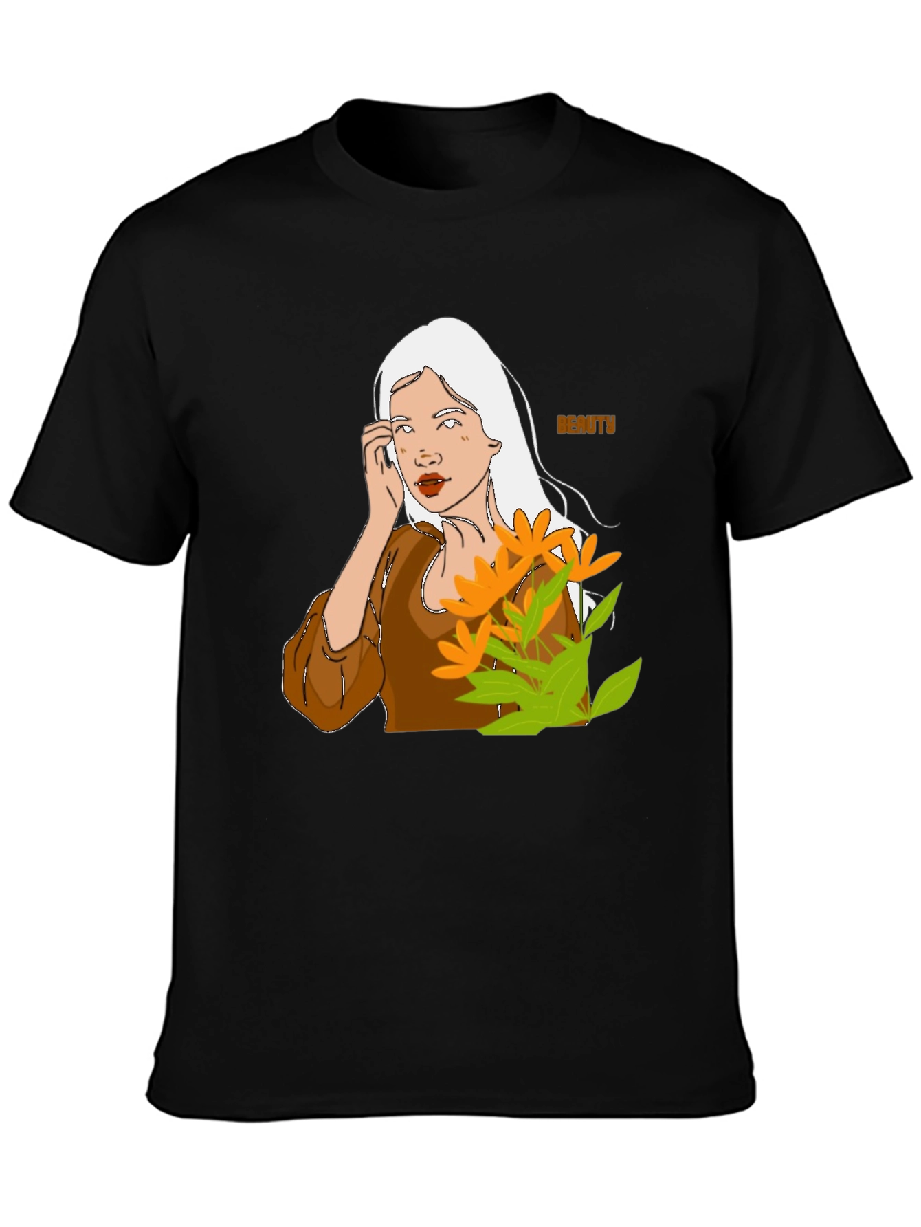 Beauty Portrait Graphic T-Shirt