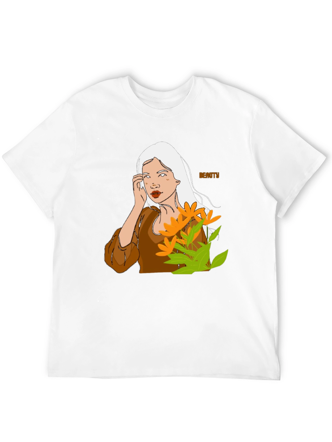 Beauty Portrait Graphic T-Shirt
