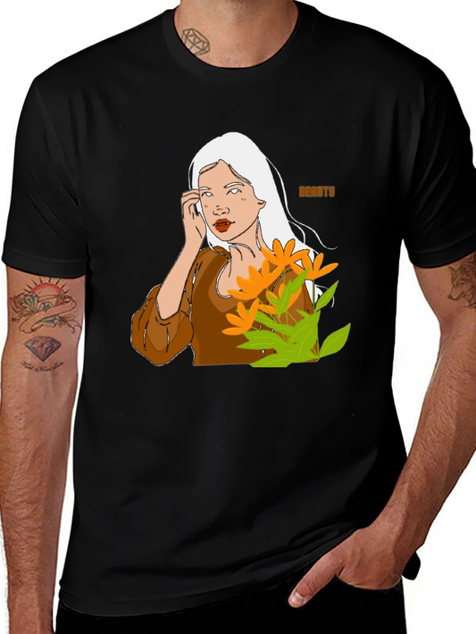 Beauty Portrait Graphic T-Shirt