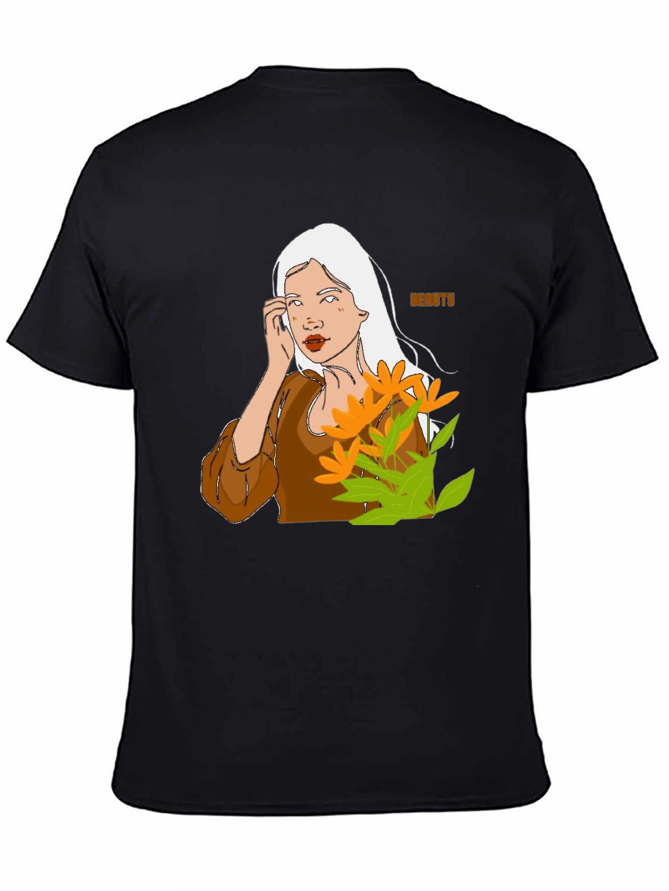 Beauty Portrait Graphic T-Shirt